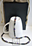 Men's Amethyst Beaded Necklace