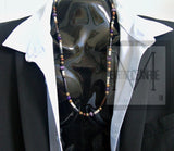 Men's Amethyst Beaded Necklace