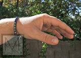 Men's Hematite Beaded Bracelet