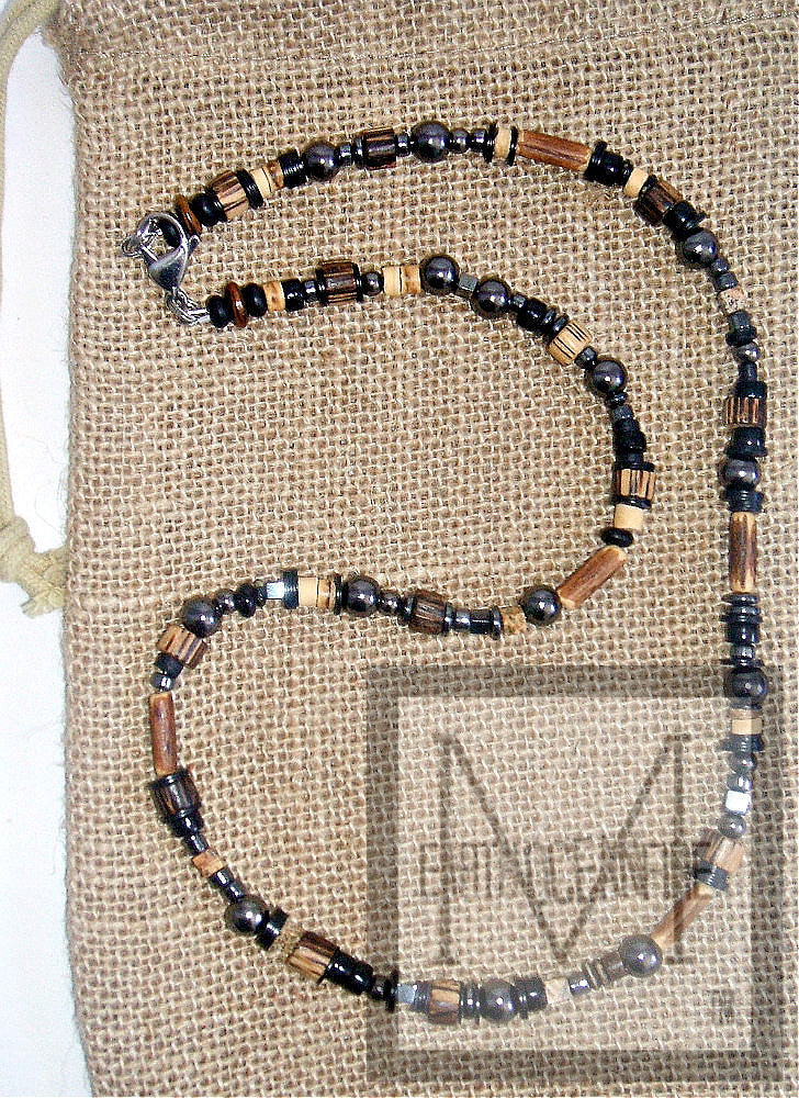 Handmade Wooden Jewelry, Shawna Necklace
