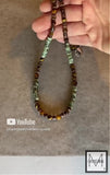 Men's Irish Aries Gemstone Beaded Necklace