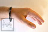 Men's Hematite Beaded Bracelet