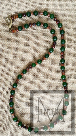 Irish Classic Men's Jade Necklace
