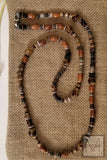 Men's Buri Beaded Tribal Beach Necklace